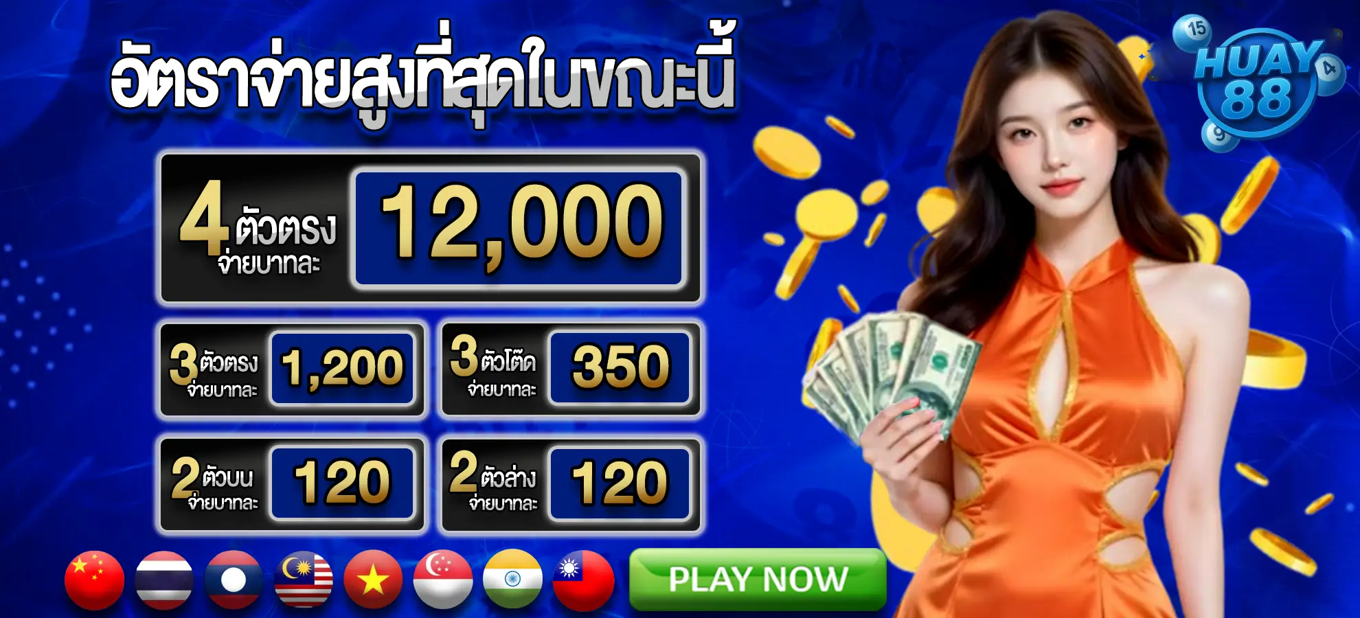 อัตราการจ่าย HUAY88